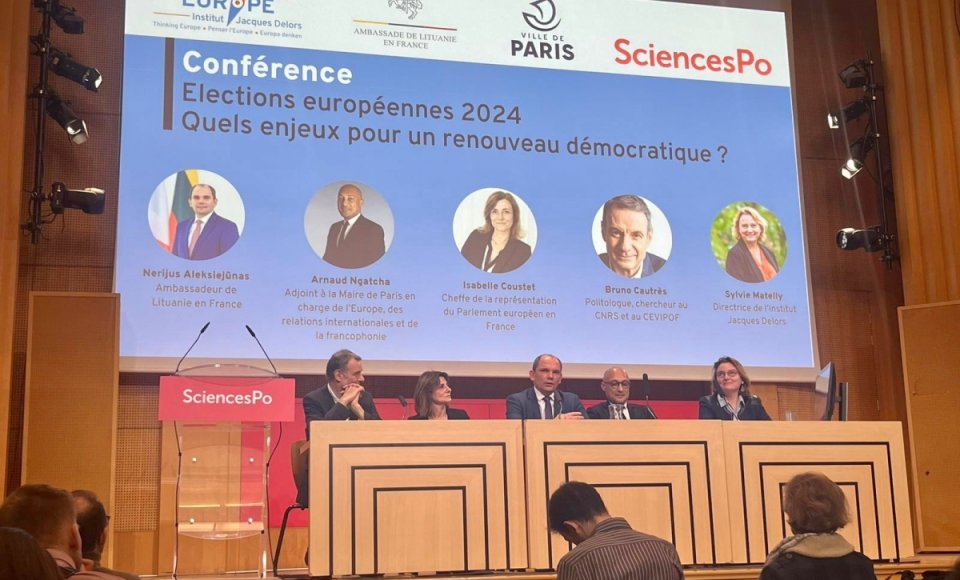 La discussion au sujet des élections européennes ouvre le cycle de débats en prélude à la Saison de la Lituanie en France 2024