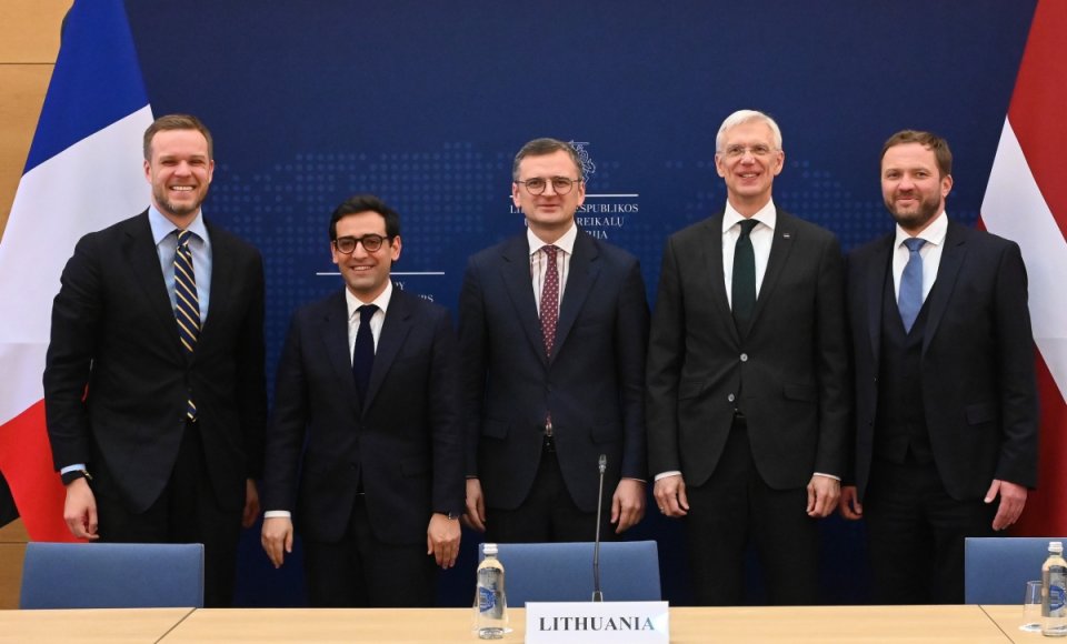 Gabrielius Landsbergis a rencontré les ministres des Affaires étrangères d’Estonie, de Lettonie, de France et d’Ukraine à Vilnius : nous devons tracer des lignes rouges pour la Russie, et non pour nous-mêmes