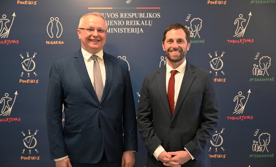 Viceministras E. Meilūnas: JAV lyderystė yra itin svarbi Ukrainos pergalei