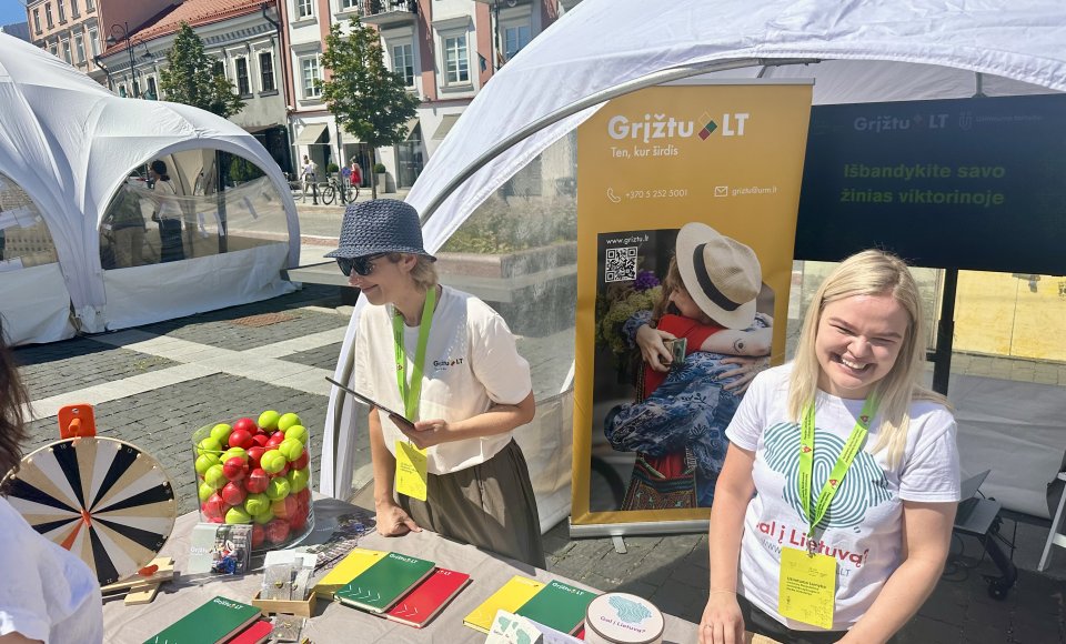 „Grįžtu LT“ veikla pristatyta Lietuvoje viešintiems diasporos atstovams 