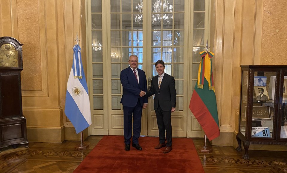 Viceministras E. Meilūnas: remiame Argentinos suartėjimą su transatlantinėmis ir europinėmis struktūromis