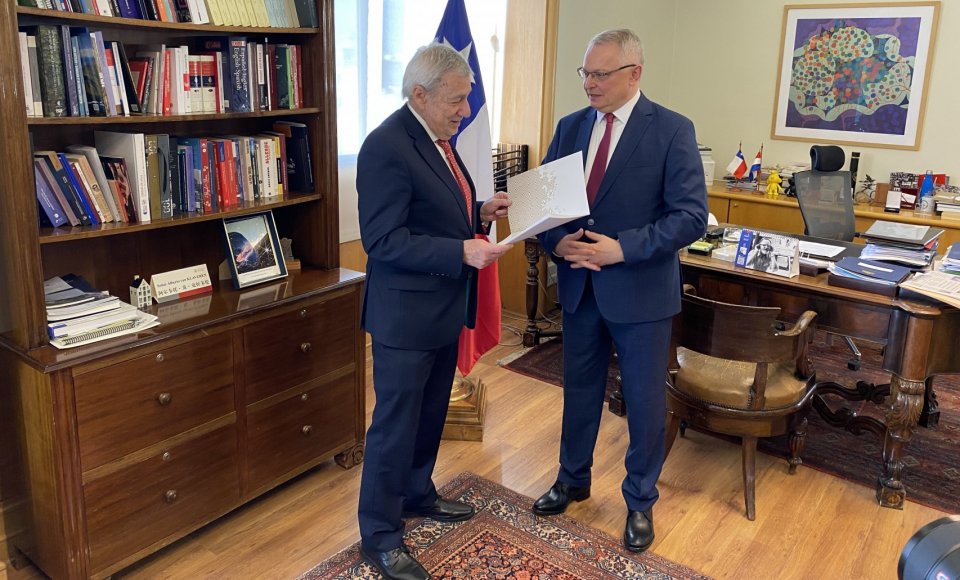 Viceministras E. Meilūnas: pirmosios dvišalės politinės konsultacijos su Čile – tvirtas žingsnis artimesnio bendradarbiavimo link