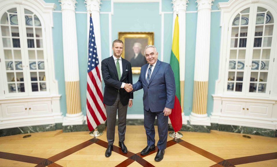 Landsbergis met with the U.S. Deputy Secretary of State Kurt Campbell in Washington, D.C.