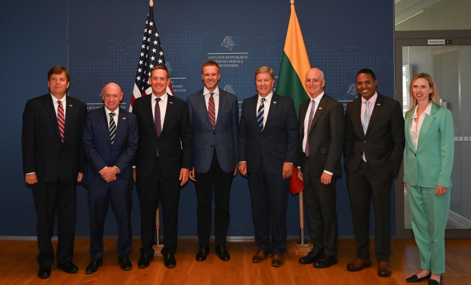 Landsbergis meets with members of the U.S. Congress: “America’s promise to defend us remains the most potent deterrent power against the Kremlin’s aggression”