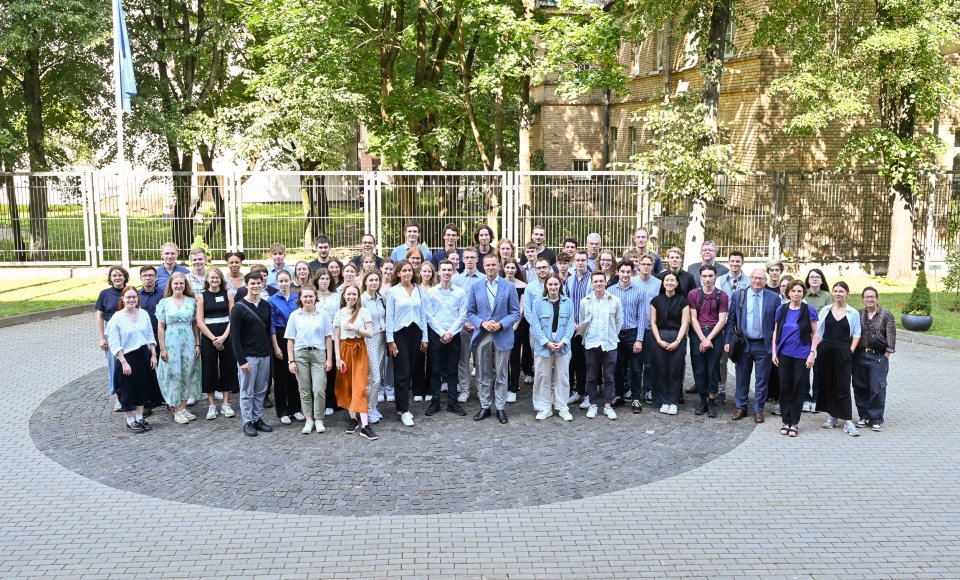 G. Landsbergis susitikime su Vokietijos ir Ukrainos studentais pabrėžė būtinybę tęsti Vakarų pasaulio paramą Ukrainai Rusijos agresijos akivaizdoje