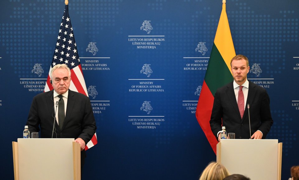 Joint Statement by Foreign Minister Gabrielius Landsbergis and Deputy Secretary of State Kurt M....