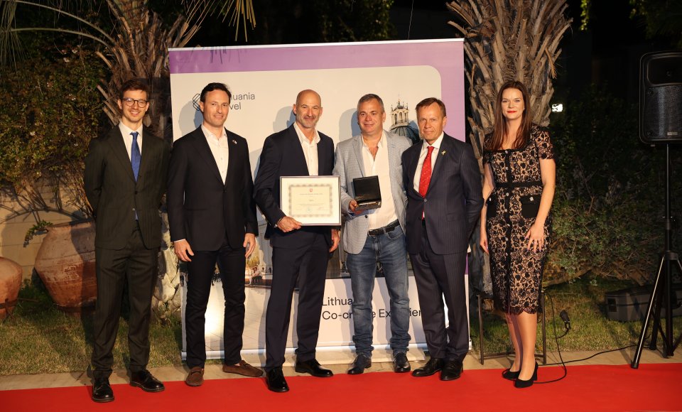 Izraelyje įteiktas pirmasis „Team Lita Business Award“ apdovanojimas