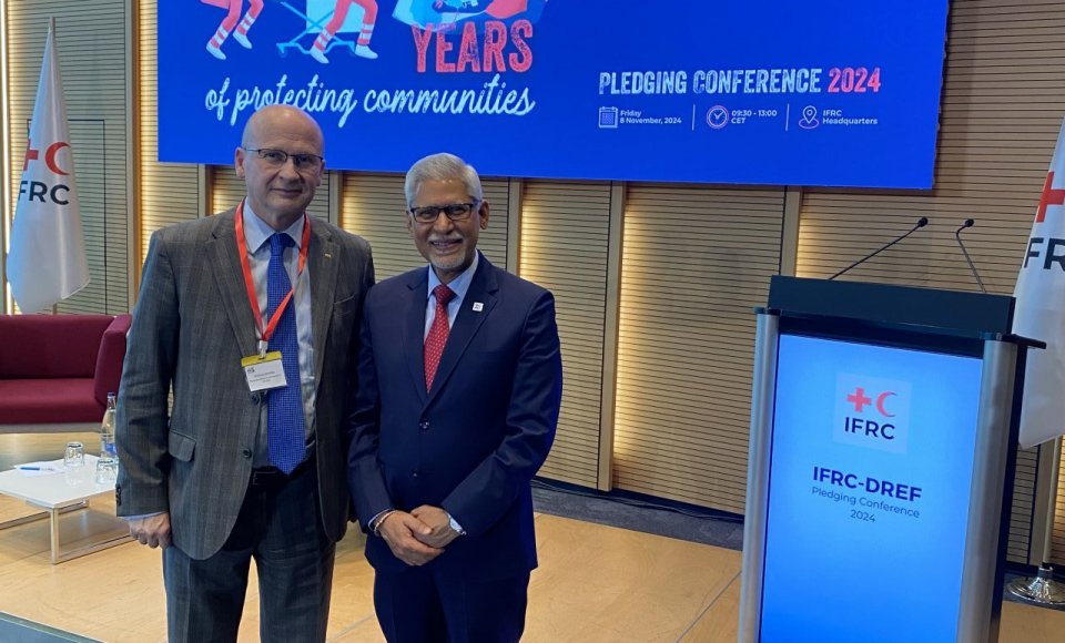 Lithuania stresses the importance of humanitarian law at the IFRC DREF pledging conference