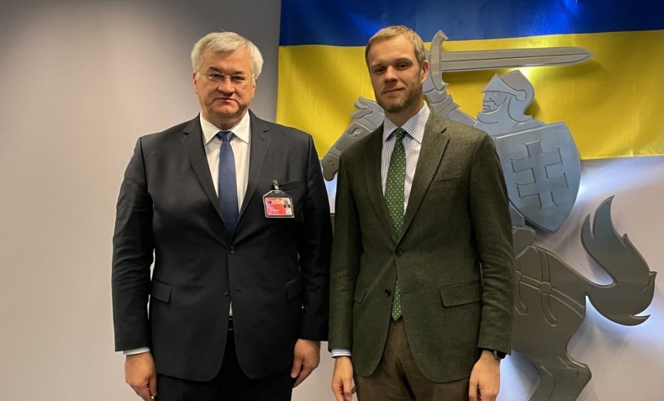 G. Landsbergis susitiko su A. Sybiha: Ukraina žino Kremliaus silpnybes, turėtume juos išgirsti