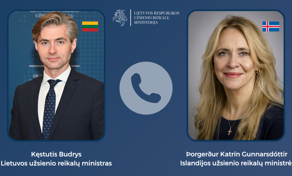 Ministras K. Budrys: Lietuvą ir Islandiją vienija ypatingai artimas ryšys