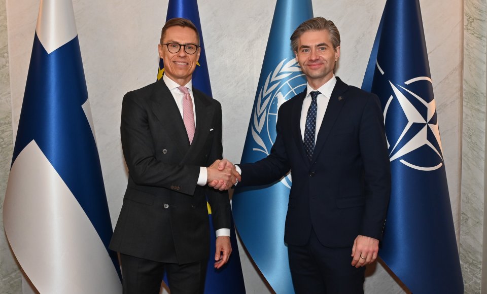 Budrys met with the President of Finland: “Temporary unsustainable solutions will not stop...