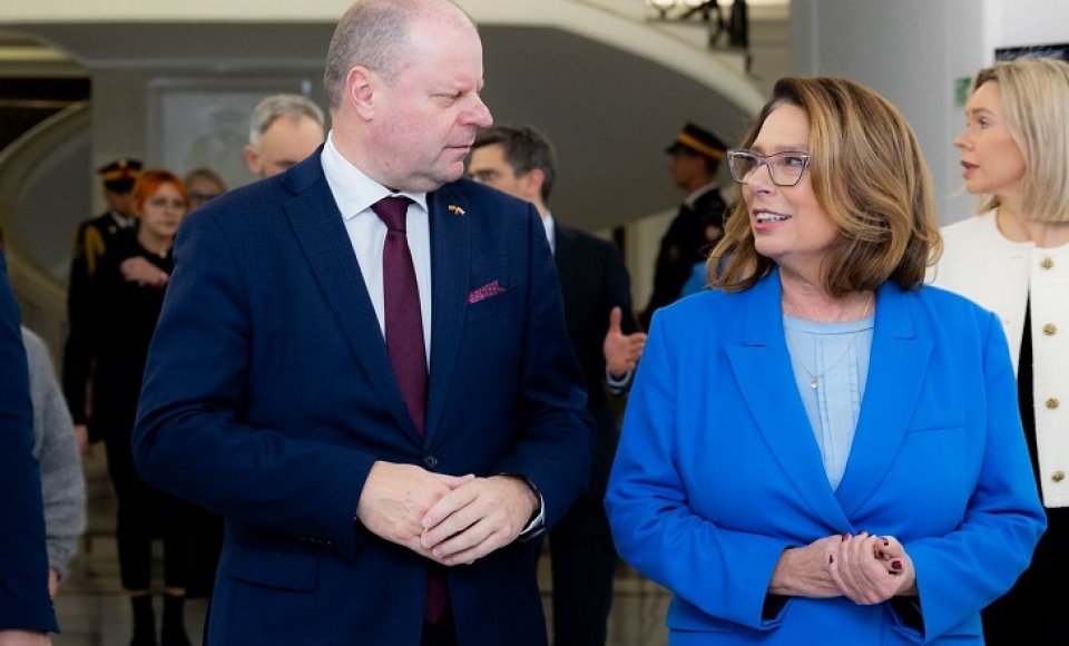 Wizyta Przewodniczącego Sejmu Republiki Litewskiej S.Skvernelisa w Warszawie