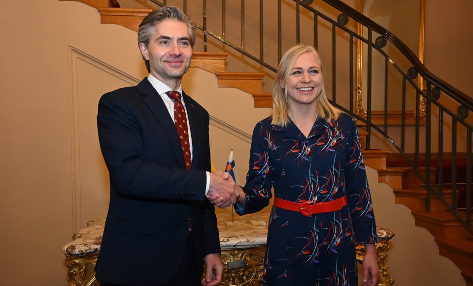 K. Budrys Suomijoje: taika Ukrainoje yra taika Europoje