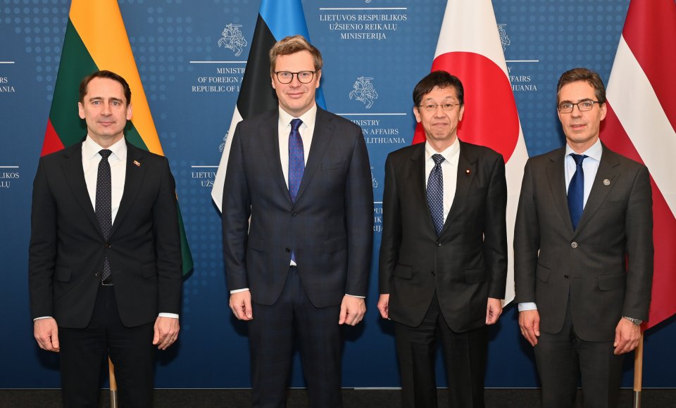 Vilniuje įvyko 5-osios Baltijos šalių ir Japonijos politinės konsultacijos: sutarta gilinti bendradarbiavimą