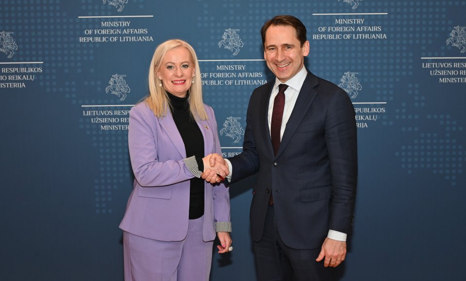 Foreign Vice-Minister Mitkus: Lithuania and Ireland are bound together by a common understanding of threats, ever strengthening economic ties, and a large Lithuanian diaspora in Ireland