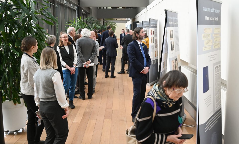 Centenaire de l’institut scientifique juif YIVO célébré au ministère