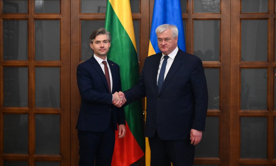Ministras K. Budrys: Gindama savo žmonių laisvę, Ukraina stovi ir priešakinėje Europos gynybos linijoje