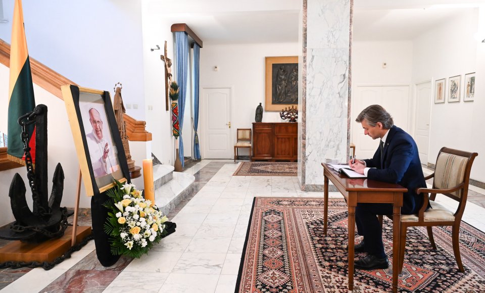 Minister Budrys: Pope Francis' message of hope inspires us today to seek the truth and peace in Ukraine  