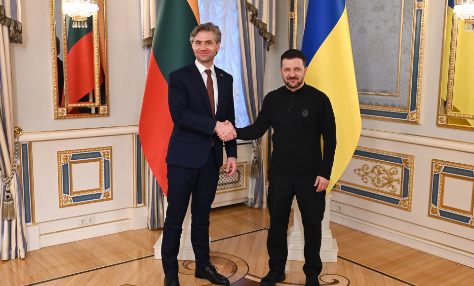 Ministras K. Budrys: Lietuva prisijungs prie visų tarptautinių iniciatyvų ir koalicijų, kurios stiprina Ukrainą