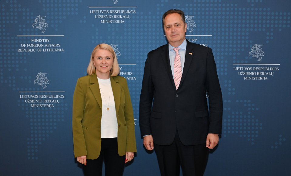 URM kanclerė A. Stakėnienė susitiko su Latvijos užsienio reikalų ministerijos atstovais