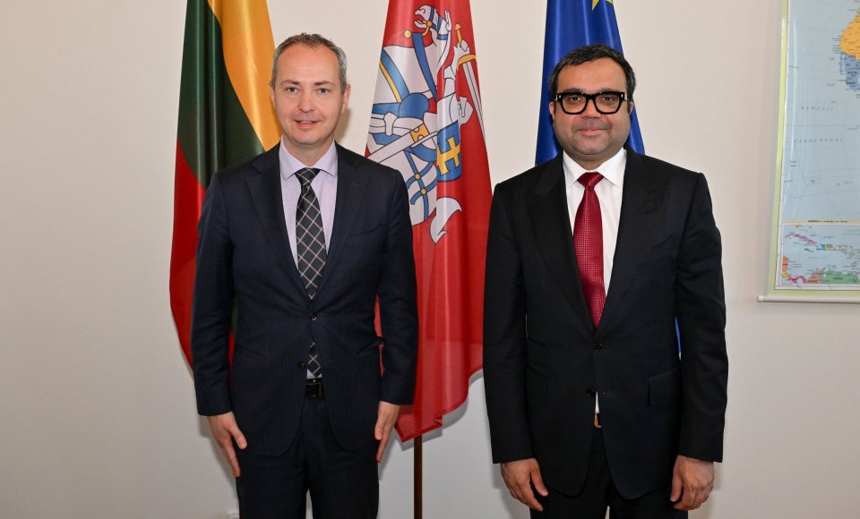 Viceministras J. Pranevičius susitiko su Pakistano ambasadoriumi