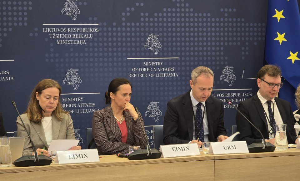 Įvyko Ekonominės diplomatijos tarybos darbo grupės posėdis