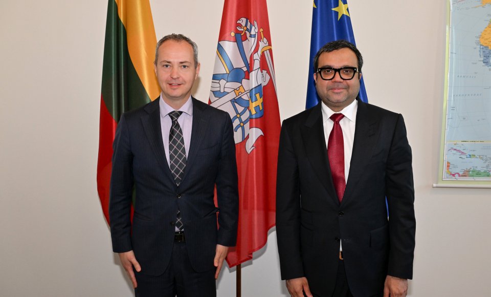 Vice-Minister Pranevičius met with the Ambassador of Pakistan