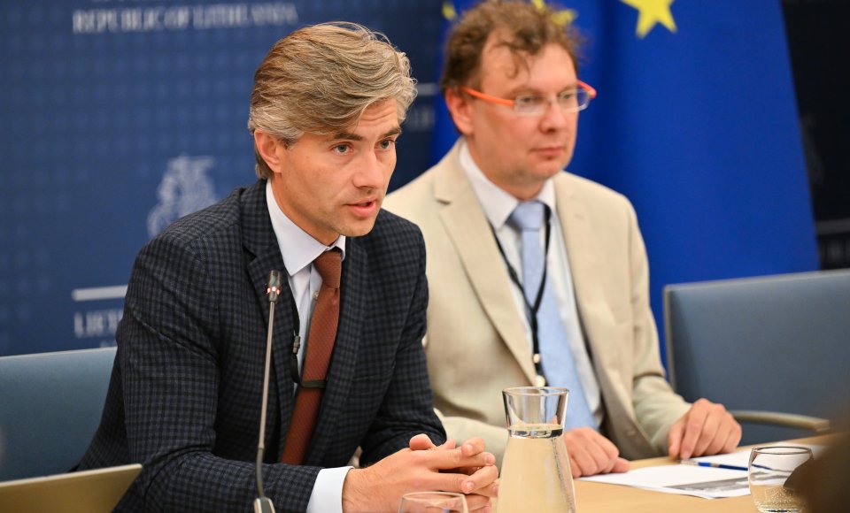 Minister discussed the EU-US trade deal with Lithuanian business representatives