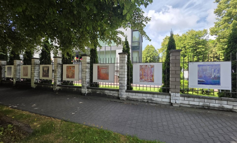 The Consulate General of the Republic of Lithuania in Kaliningrad organized an exhibition of M. K. Čiurlionis' works and a drawing competition