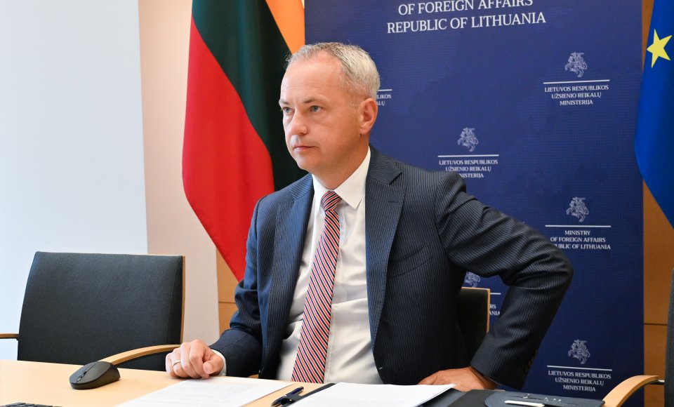Vice-Minister Pranevičius at an extraordinary meeting of the EU Foreign Affairs Council: At this critical moment, the EU must support Ukraine with real action