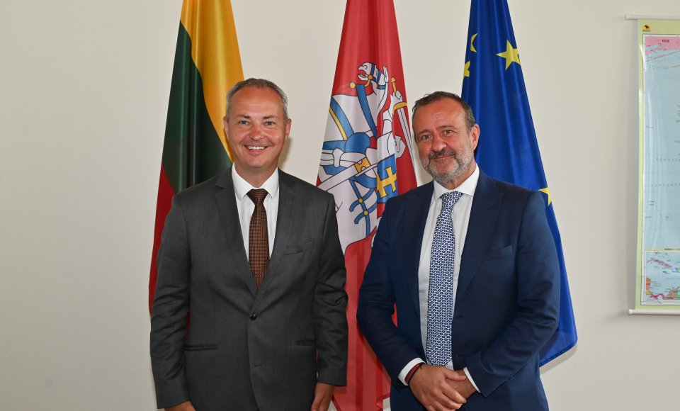 Le vice-ministre Julius Pranevičius et les représentants de l’Organisation internationale pour les migrations ont discuté de la coopération sur les questions migratoires
