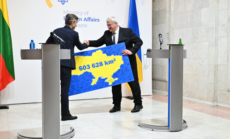 Kęstutis Budrys à Kiev : « Nous devons renforcer considérablement la coopération en matière de sécurité avec l'Ukraine »