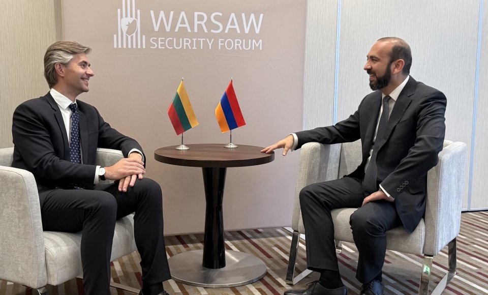 K. Budrys Varšuvoje susitiko su Armėnijos užsienio reikalų ministru 