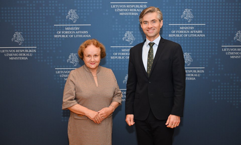 K. Budrys susitiko su Europos Audito Rūmų nare L. L. Andrikiene