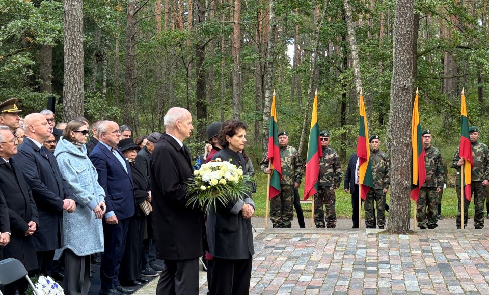 La vice-ministre Audra Plepytė a rendu hommage aux victimes du génocide des Juifs de Lituanie