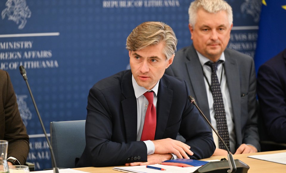 Ministras K. Budrys: Lietuvai būtina kompleksiškai ir efektyviai reaguoti į ekonominio saugumo iššūkius
