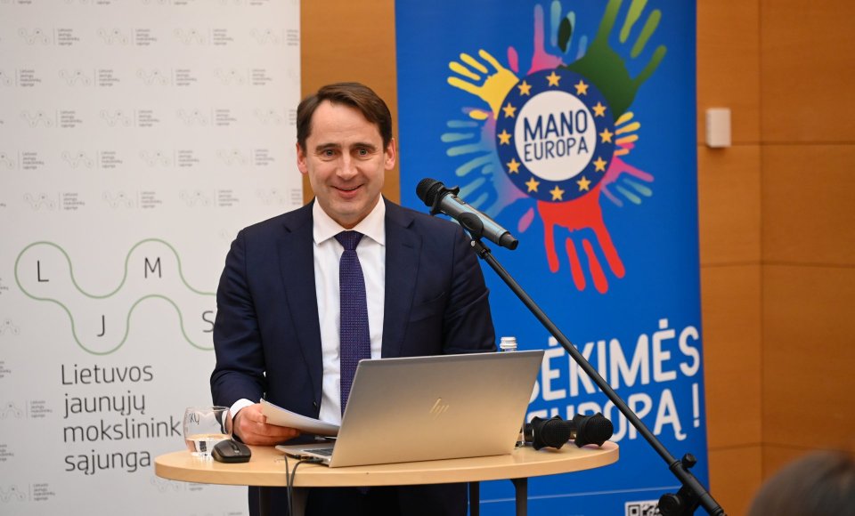 Viceministras S. Mitkus: jaunieji ekspertai stiprina Lietuvos vaidmenį formuojant ES politiką