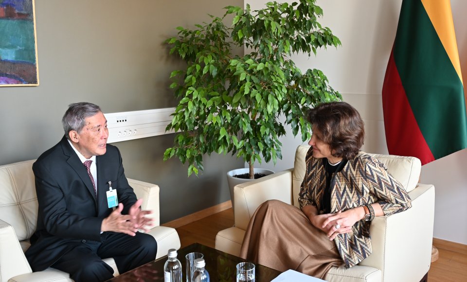 Vice-Minister Audra Plepytė: Lithuania and Singapore share a common goal to strengthen the...