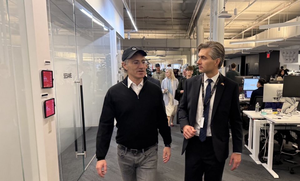Užsienio reikalų ministras K. Budrys susitiko su JAV įmonių Citi, Palantir ir IBM atstovais