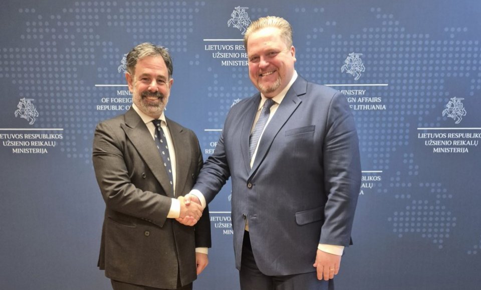 Viceministras T. Valys su Italijos ambasadoriumi aptarė dvišalį bendradarbiavimą 