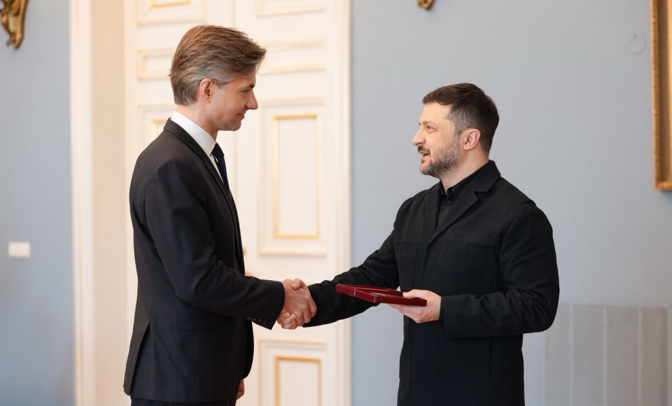 K. Budriui įteiktas Ukrainos valstybės apdovanojimas