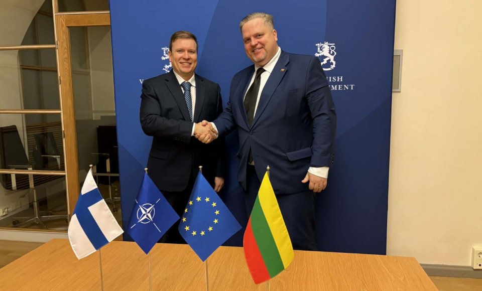 Viceministras T. Valys Suomijoje: esame suinteresuoti plėtoti dvišalį ir regioninį bendradarbiavimą 
