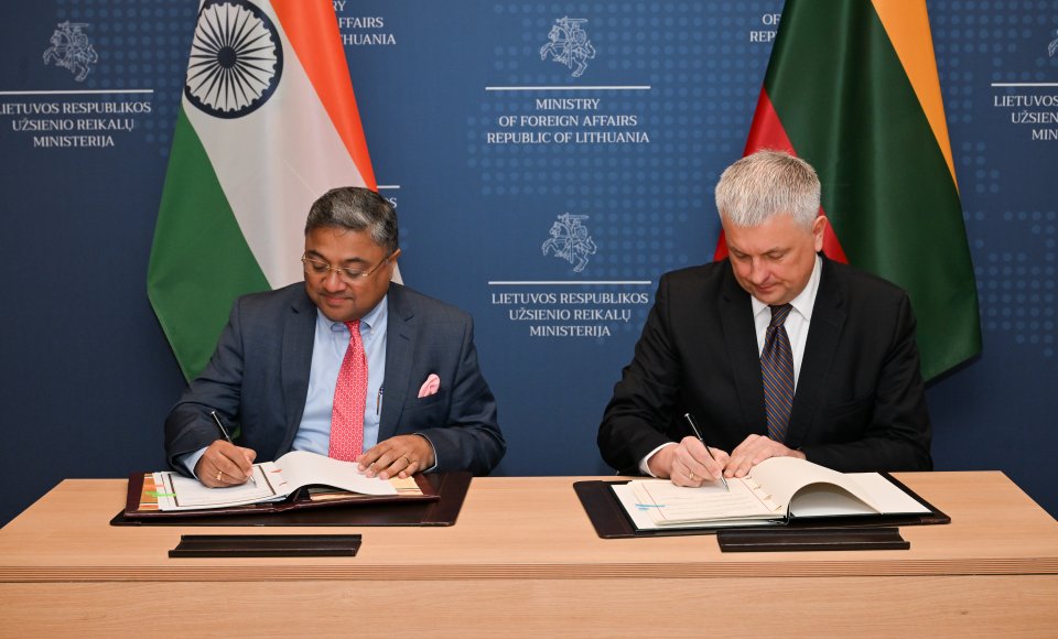 Lithuania and India held political consultations in Vilnius
