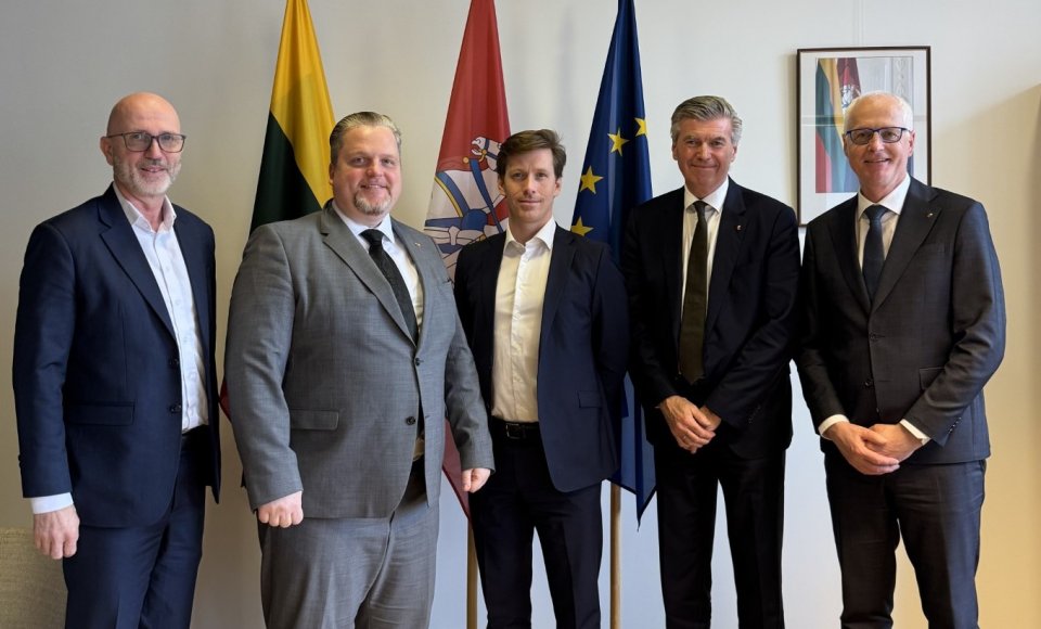 T. Valys susitiko su Norvegijos įmonės „Kongsberg Defence & Aerospace“ viceprezidentu