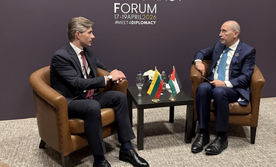 Budrys met with Jordan's Minister of Foreign Affairs