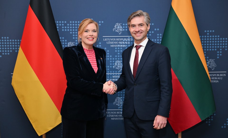 Budrys meets with Bundestag President: Strategic partnership between Lithuania and Germany contributes to security across Europe