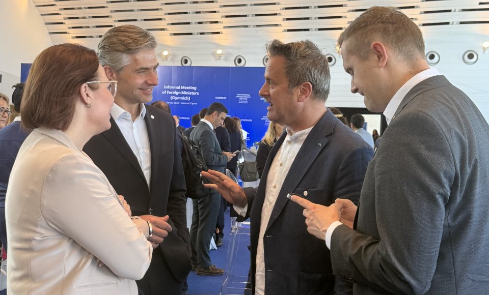 K. Budrys Kipre: Europos atstovavimas derybose dėl taikos Ukrainoje jokiu būdu neturi vesti į dialogo su Rusija atnaujinimą
