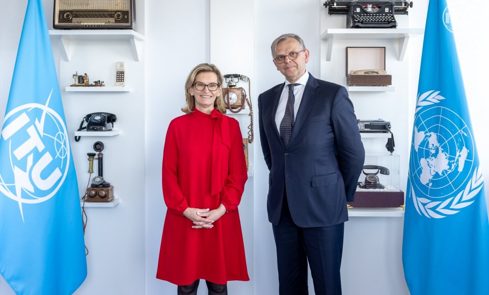 Ambasadorius R. Paulauskas susitiko su Tarptautinės telekomunikacijų sąjungos generaline...