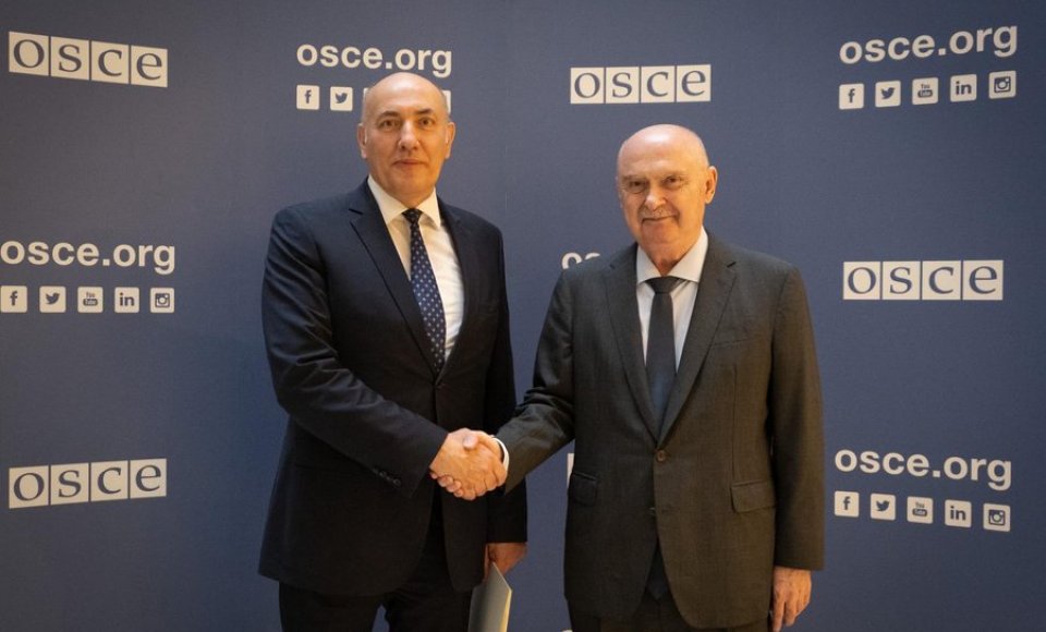 Ambassador Kudzmanas presented his letters of credence to the OSCE Secretary General