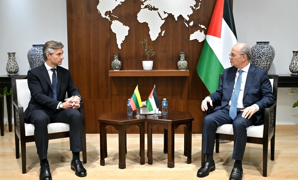 K. Budrys Palestinoje aptarė saugumo ir humanitarinę padėtį Gazoje ir Vakarų Krante